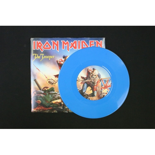 623 - Vinyl – 14 Iron Maiden 7” singles including Limited Editions, Coloured Vinyl and Picture Discs to in... 