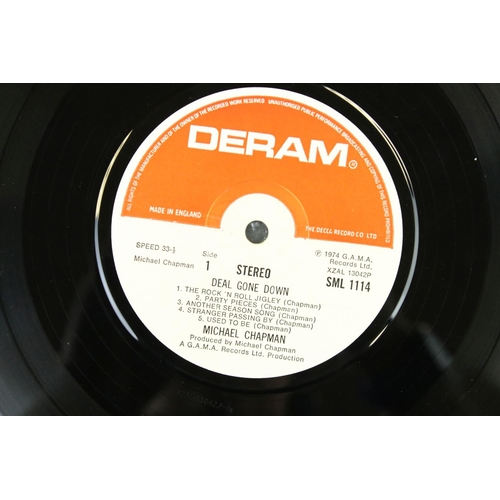 145 - Vinyl - 7 original mainly UK albums by Michael Chapman to include: Window (UK 1st pressing, no EMI b... 