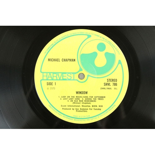 145 - Vinyl - 7 original mainly UK albums by Michael Chapman to include: Window (UK 1st pressing, no EMI b... 