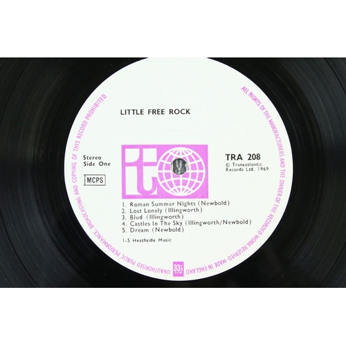 153 - Vinyl - Little Free Rock – Little Free Rock, original UK 1st pressing, Transatlantic Records TRA 208... 