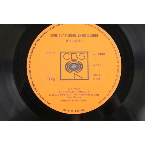 156 - Vinyl - 3 original albums by Roy Harper to include: Come Out Fighting Ghengis Smith (original mono p... 