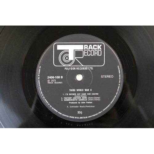 161 - Vinyl - Third World War – Third World War II, original UK 1st pressing Track Records, 2406 108. VG /... 