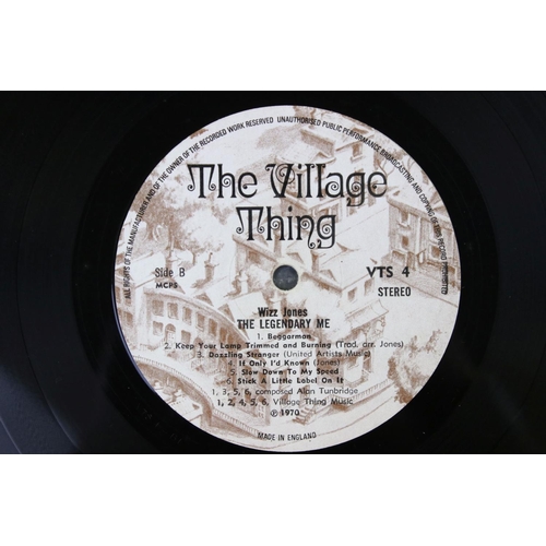 166 - Vinyl - Wizz Jones – The Legendary Me, original UK 1st pressing, The Village Thing Records VTS 4, VG... 