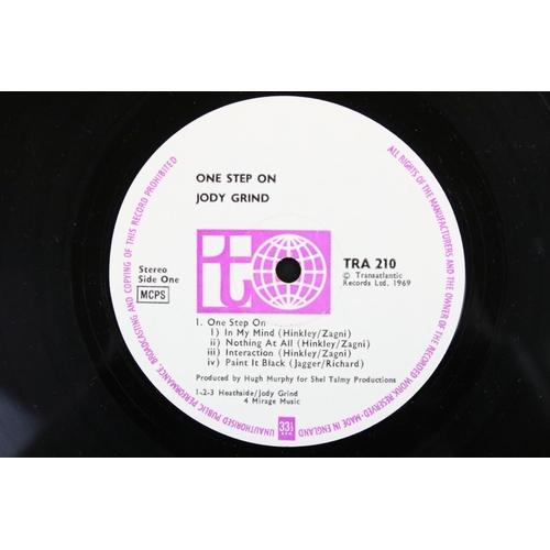 167 - Vinyl - Jody Grind – One Step On,  original UK 1st pressing, gatefold sleeve, Transatlantic Records ... 