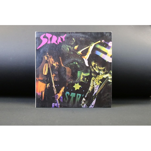 170 - Vinyl - 3 original pressing albums by Stray to include: Stray (1st pressing Malaysia / singapore yel... 