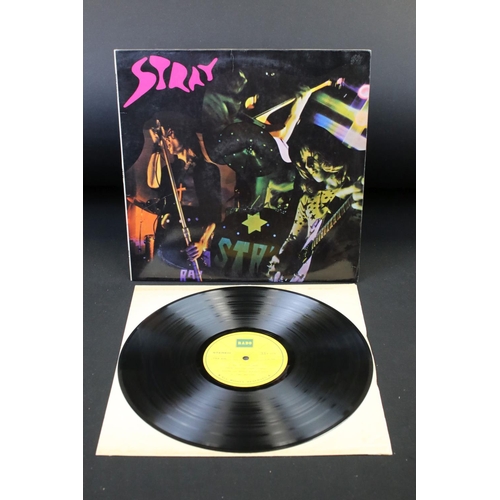 170 - Vinyl - 3 original pressing albums by Stray to include: Stray (1st pressing Malaysia / singapore yel... 