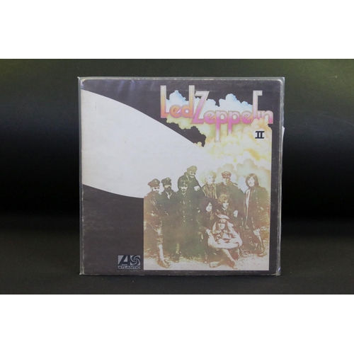 409 - Vinyl - Led Zeppelin 7 UK pressing albums to include: Led Zeppelin II (UK Plum labels, 2nd pressing ... 