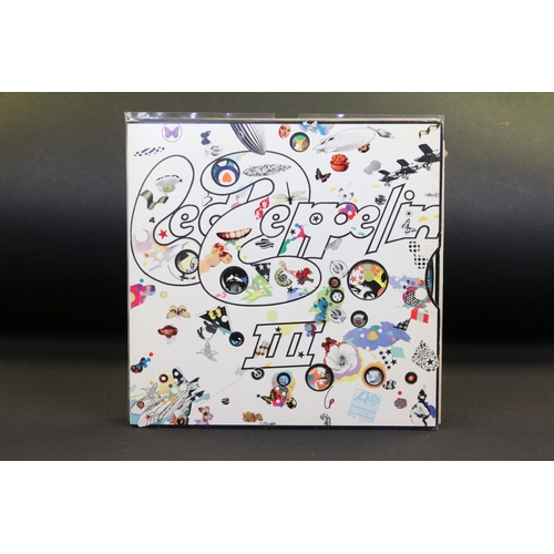 410 - Vinyl - Led Zeppelin 6 UK pressing albums to include: Led Zeppelin III - 2 copies, 1) mispressing Pl... 