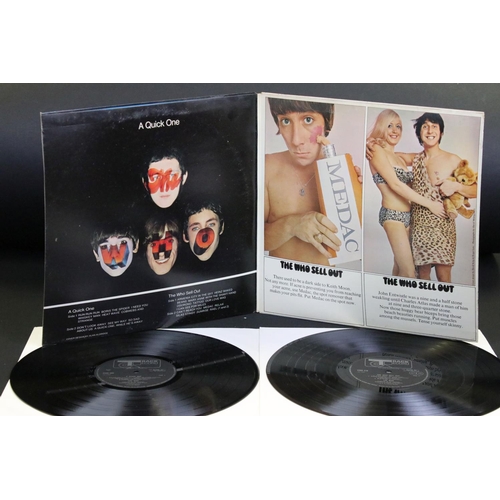 412 - Vinyl - 4 UK pressing albums by The Who to include: My Generation (original UK 1st pressing, 1B / 1B... 