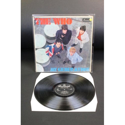 412 - Vinyl - 4 UK pressing albums by The Who to include: My Generation (original UK 1st pressing, 1B / 1B... 