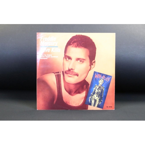 416 - Vinyl - Queen, 2 albums and 2 12” singles to include: Made In Heaven, original UK limited edition wh... 