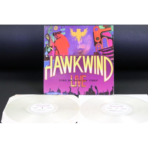 450 - Vinyl - Hawkwind – The Business Trip, original UK 1994 limited edition double white vinyl album, cus... 