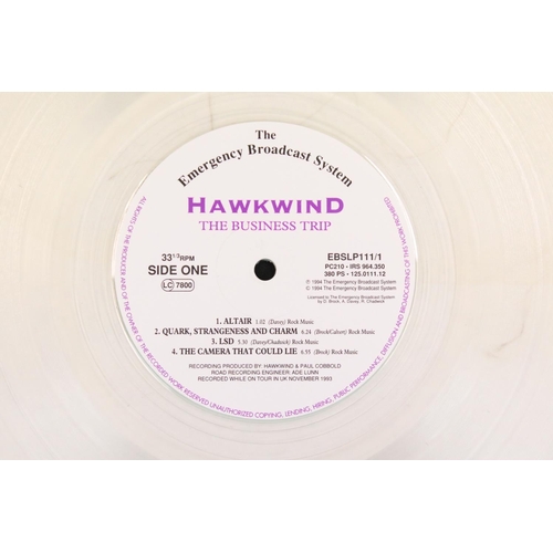 450 - Vinyl - Hawkwind – The Business Trip, original UK 1994 limited edition double white vinyl album, cus... 
