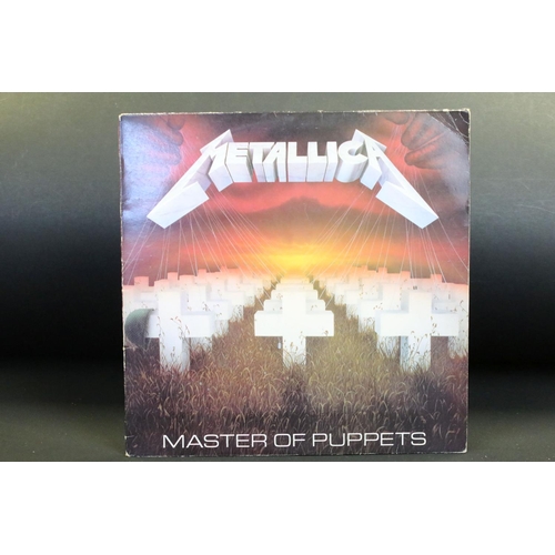 453 - Vinyl - Metallica, 1 album and 5 12” singles to include: Master Of Puppets (UK with printed inner), ... 