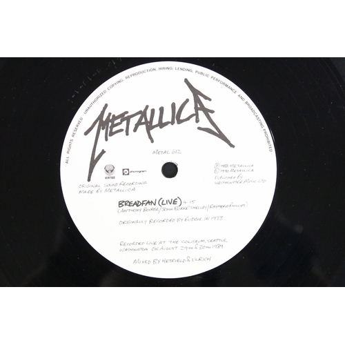 453 - Vinyl - Metallica, 1 album and 5 12” singles to include: Master Of Puppets (UK with printed inner), ... 