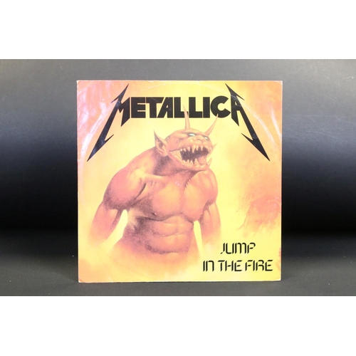 453 - Vinyl - Metallica, 1 album and 5 12” singles to include: Master Of Puppets (UK with printed inner), ... 