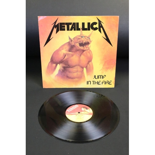 453 - Vinyl - Metallica, 1 album and 5 12” singles to include: Master Of Puppets (UK with printed inner), ... 