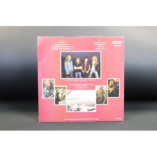 453 - Vinyl - Metallica, 1 album and 5 12” singles to include: Master Of Puppets (UK with printed inner), ... 