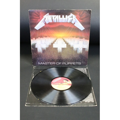 453 - Vinyl - Metallica, 1 album and 5 12” singles to include: Master Of Puppets (UK with printed inner), ... 