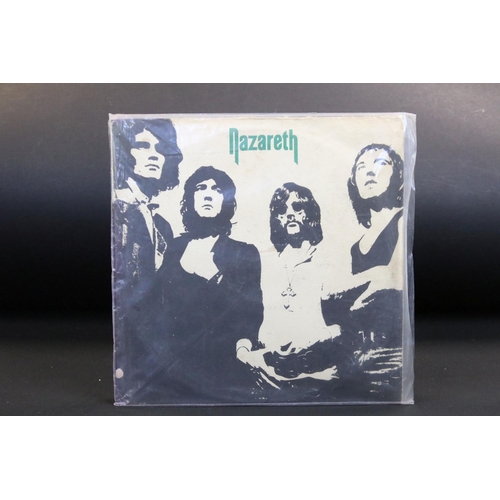 454 - Vinyl - Hard Rock / Classic Rock, 10 albums and one 12” single to include: Nazareth - 3 albums, Naza... 