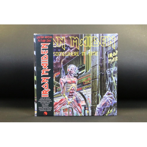 455 - Vinyl - Iron Maiden 2 limited edition picture discs albums to include: Somewhere In Time (2013 limit... 