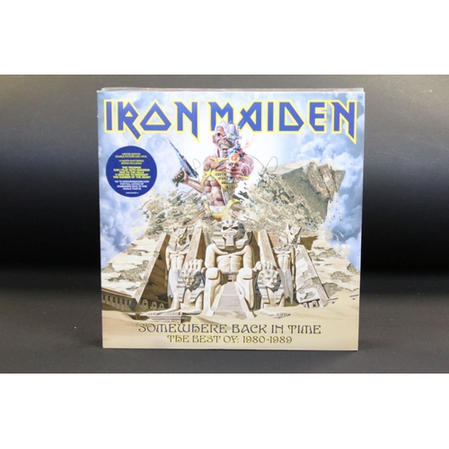 456 - Vinyl - Iron Maiden, 5 albums and two 12” picture discs to include: Somewhere Back In Time - The Bes... 