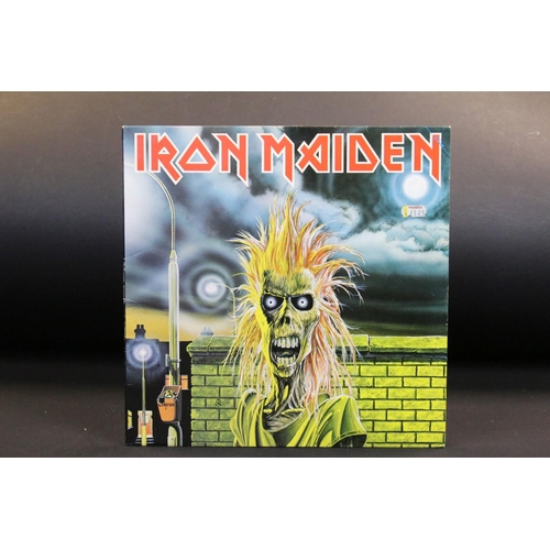 456 - Vinyl - Iron Maiden, 5 albums and two 12” picture discs to include: Somewhere Back In Time - The Bes... 