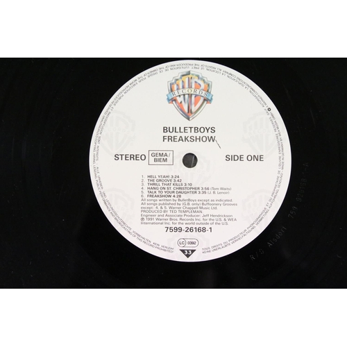 462 - Vinyl - BulletBoys – Freakshow, original German 1991 1st pressing, with printed inner, Warner Bros. ... 