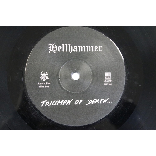 463 - Vinyl - Hellhammer – Demon Entrails, 2008 German triple album with gatefold cover, 36-page booklet a... 