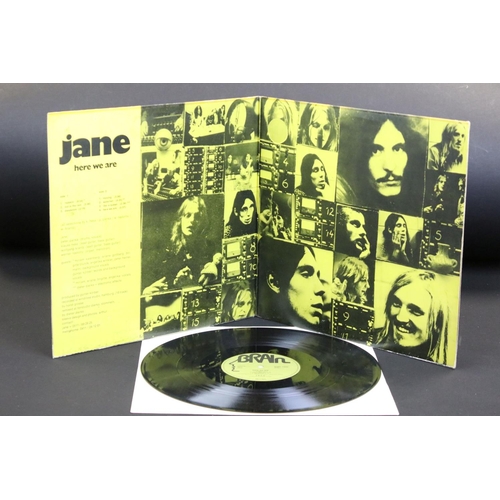 428 - Vinyl - Krautrock, 3 German pressing albums to include: Jane - Here We Are (1973 German, gatefold sl... 