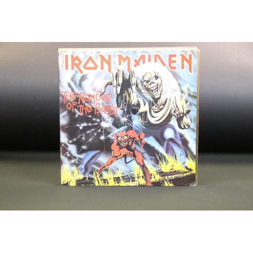 349 - Vinyl - 27 Rock / Metal LPs to include Iron Maiden x 2, Hawkwind x 2, Black Sabbath x 3, Bad Company... 