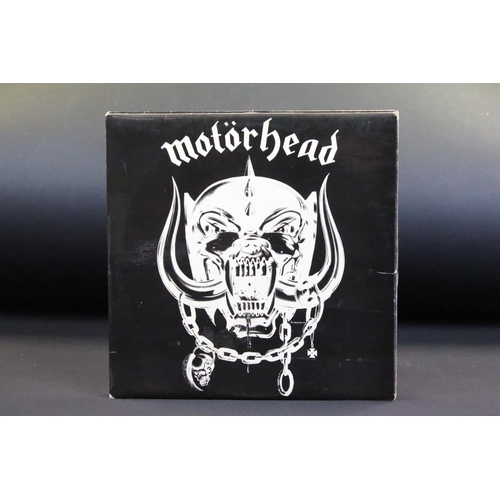 448 - Vinyl - Motorhead, 5 albums and one 12” single to include: Motorhead (original UK 1st pressing), Mot... 