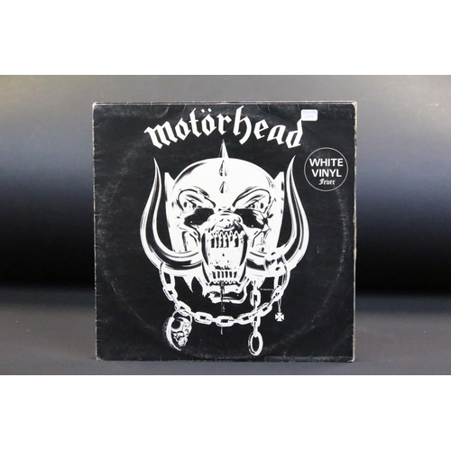 448 - Vinyl - Motorhead, 5 albums and one 12” single to include: Motorhead (original UK 1st pressing), Mot... 