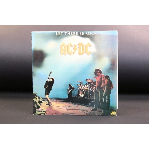 449 - Vinyl - AC/DC, 6 mainly UK pressing albums to include: Let There Be Rock, Powerage, Highway To Hell,... 