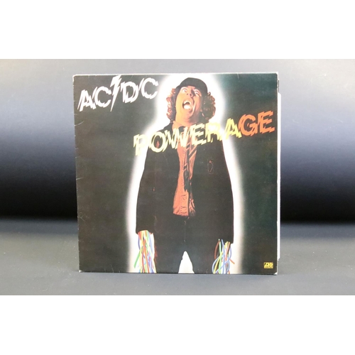 449 - Vinyl - AC/DC, 6 mainly UK pressing albums to include: Let There Be Rock, Powerage, Highway To Hell,... 