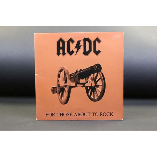 449 - Vinyl - AC/DC, 6 mainly UK pressing albums to include: Let There Be Rock, Powerage, Highway To Hell,... 