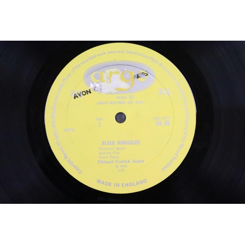 717 - Vinyl - Michael Garrick Septet – Black Marigolds, original UK 1st pressing, Argo Records DA 88. VG /... 