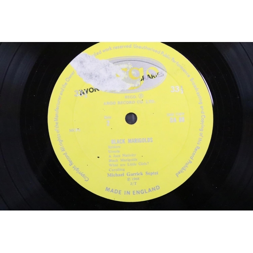 717 - Vinyl - Michael Garrick Septet – Black Marigolds, original UK 1st pressing, Argo Records DA 88. VG /... 