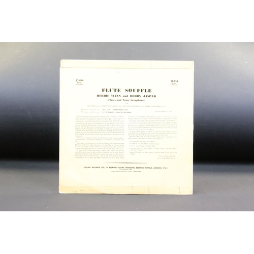 720 - Vinyl - Herbie Mann / Bobby Jaspar – Flute Soufflé, original UK 1st pressing Esquire Records 32-054.... 