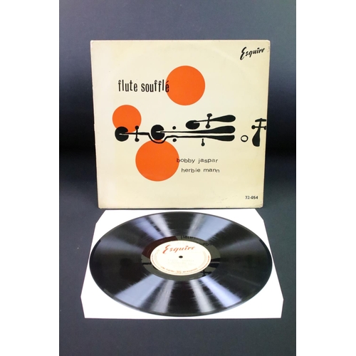 720 - Vinyl - Herbie Mann / Bobby Jaspar – Flute Soufflé, original UK 1st pressing Esquire Records 32-054.... 