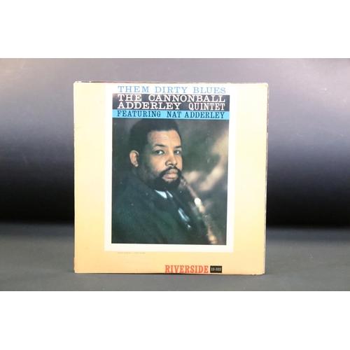 734 - Vinyl - 4 Cannonball Adderley original UK pressings albums on Riverside and EmArcy records. Conditio... 