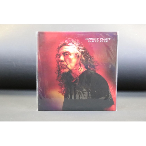 761 - Vinyl - 3 Robert Plant LPs and 1 10