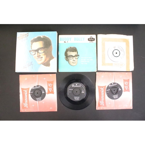 246 - Vinyl - Over 40 Buddy Holly And The Crickets E.P.’s and singles and one box set including 7 original... 