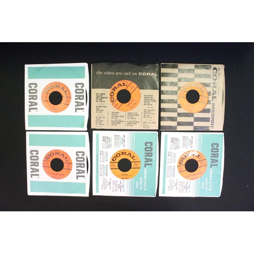 247 - Vinyl - Over 50 Buddy Holly And The Crickets US 7” singles including original pressings on Coral, li... 