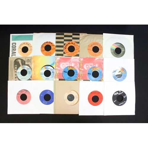 247 - Vinyl - Over 50 Buddy Holly And The Crickets US 7” singles including original pressings on Coral, li... 