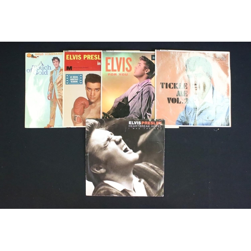 253 - Vinyl - 38 Elvis Presley UK EP’s with many original pressings, sleeve variations, label variations a... 