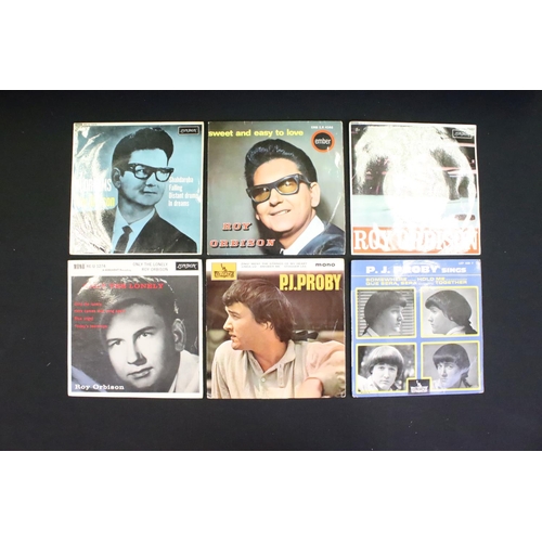 261 - Vinyl - Over 150 7” EP’s by male artists to include: Sanford Clark, Roy Orbison (8 EP’s), P.J. Proby... 