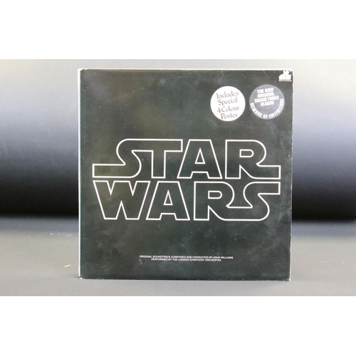 692 - Vinyl - Over 30 Film & TV Soundtrack / Themes LPs to include Star Wars original 1977 UK press with p... 