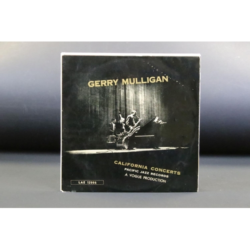 725 - Vinyl - 10 Gerry Mulligan albums including original early pressings on London, Vogue, HMV and Fontan... 