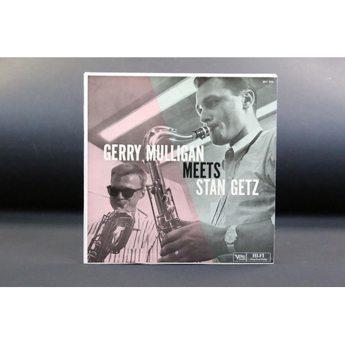 725 - Vinyl - 10 Gerry Mulligan albums including original early pressings on London, Vogue, HMV and Fontan... 